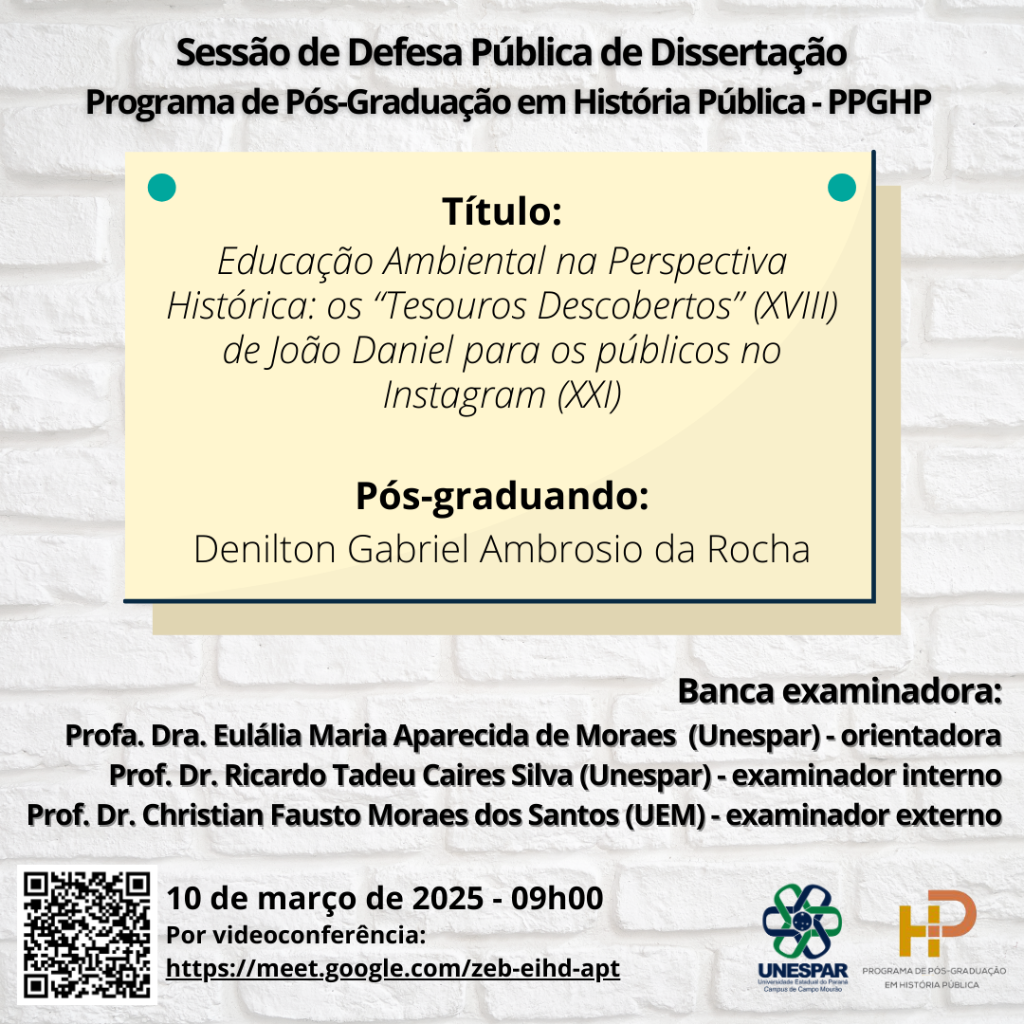 Defesa Pública de Dissertação PPGHP - Denilton Gabriel.png