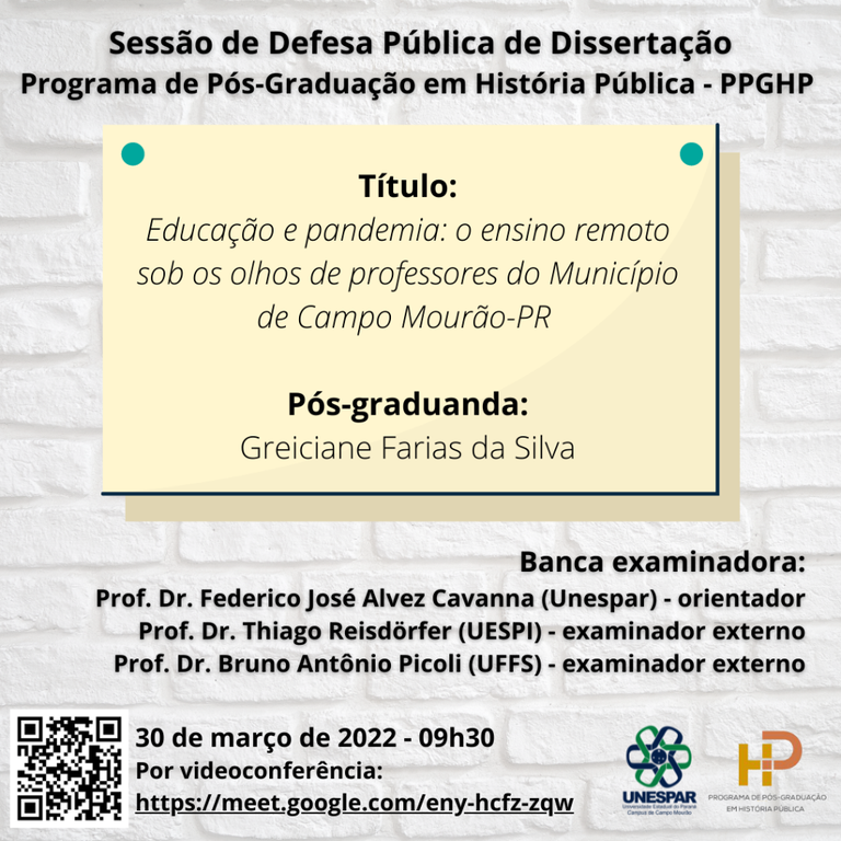 Defesa Pública de Dissertação PPGHP - Greiciane.png