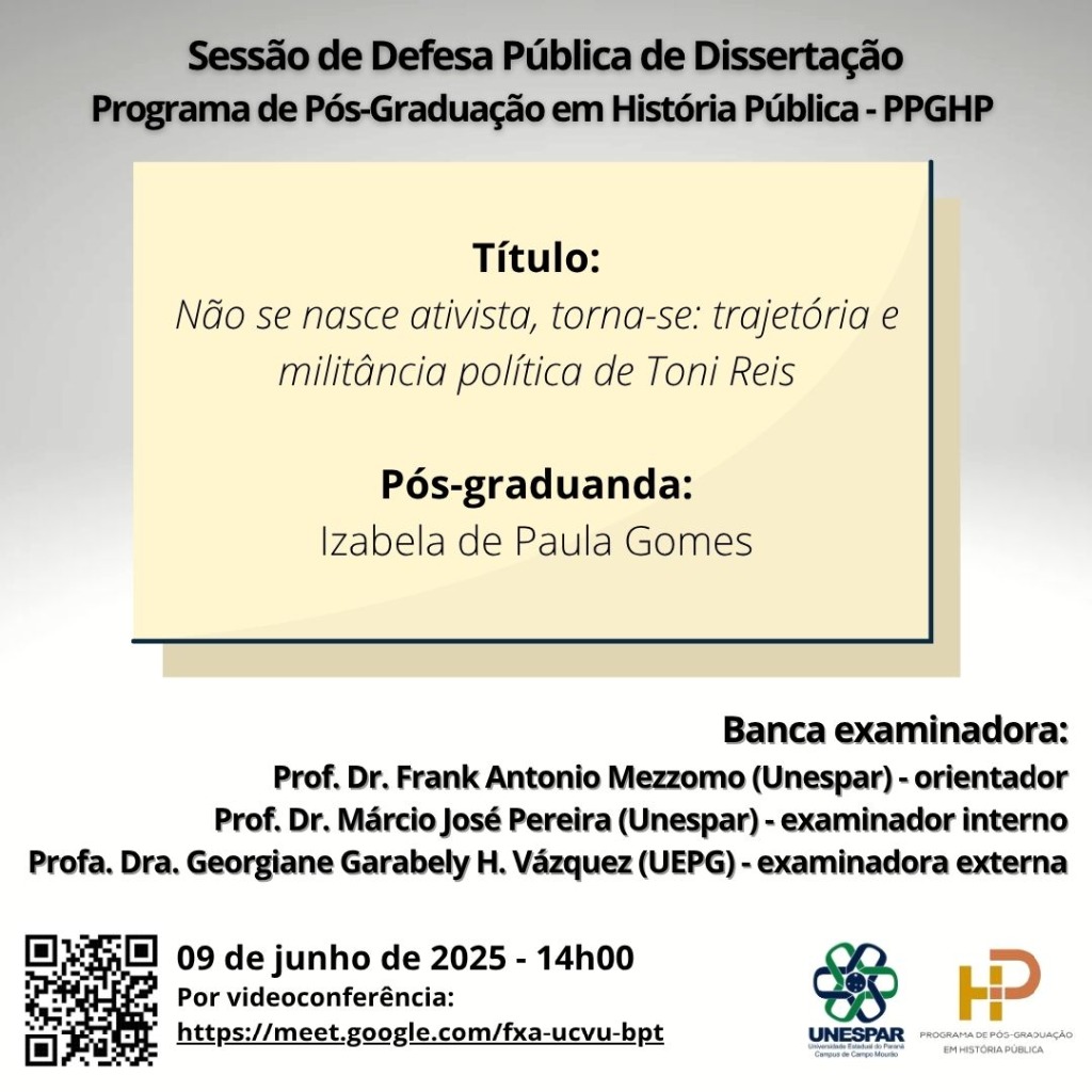 Defesa Pública de Dissertação PPGHP - Izabela de Paula Gomes.jpg