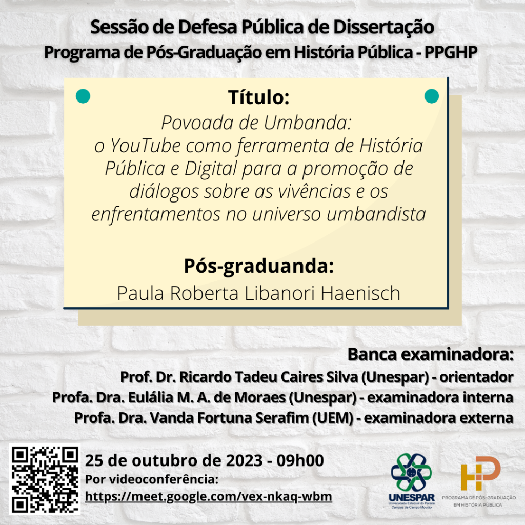 Defesa Pública de Dissertação PPGHP - Paula Libanori.png