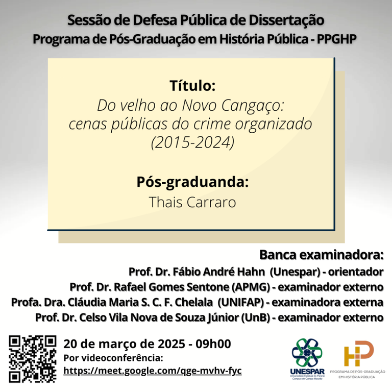 Defesa Pública de Dissertação PPGHP - Thais Carraro.png