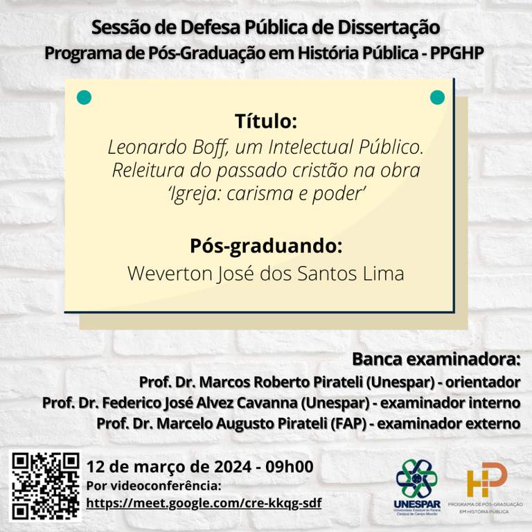 Defesa Pública de Dissertação PPGHP - Weverton.png