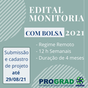 Edital de Monitoria com Bolsa 2021